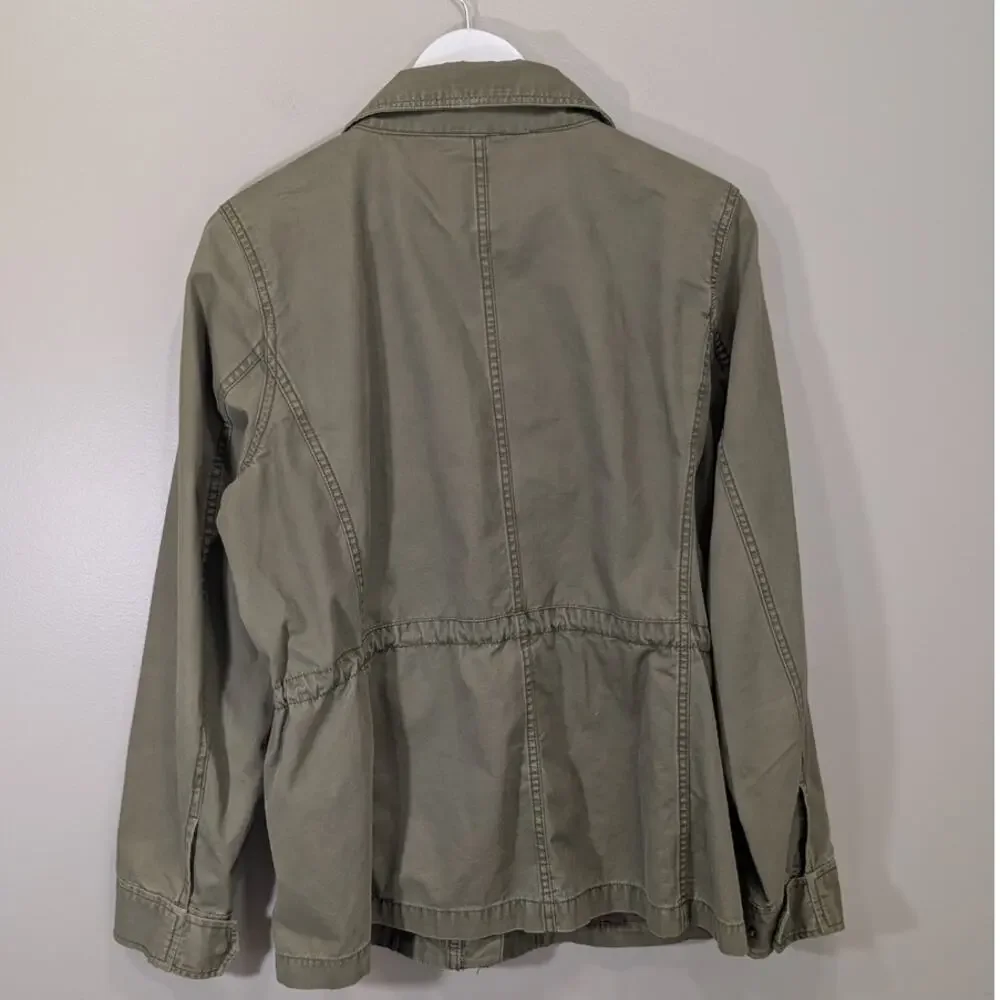 Madewell Utility Jacket Army Green Utility Minimalist GorpCore Chore - Size XL